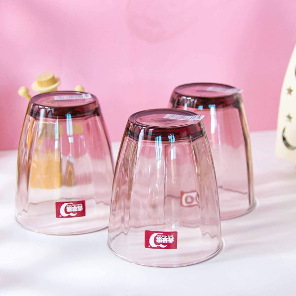 COFFRET DE 6 VERRES DELI ROSEE FUMEE 250 ML