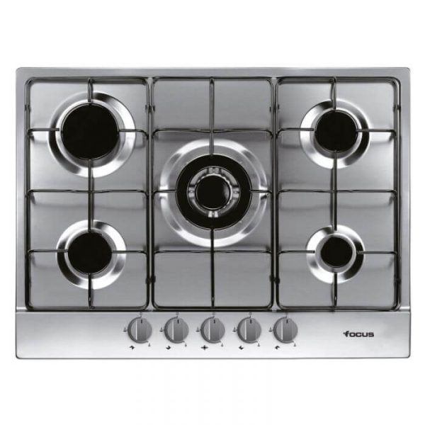 Plaque de Cuisson Encastrable FOCUS F407X 5 Feux 70 cm - Inox