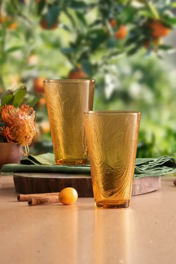 COFFRET DE 3 VERRE GENERATION PASABAHCE 340 ML MOTIF