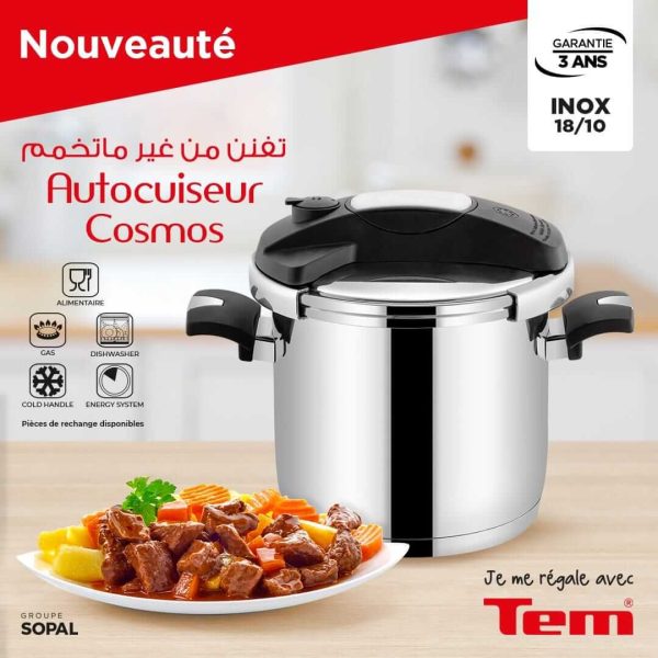 Tem Cosmos - Cocotte 7L - Inox 18/10