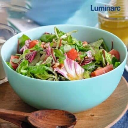 DIWALI LIGHT TURQUOISE SALADIER 21CM