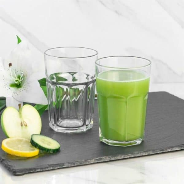 Ensemble de 3 Tasses en Verre Azur Glass - 35 CL - TANGO