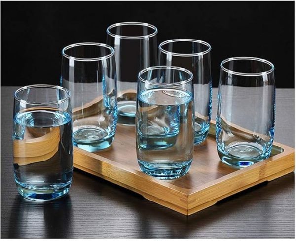 Lot de 6 Verres Deli Glassware Teinté Bleu 290ml