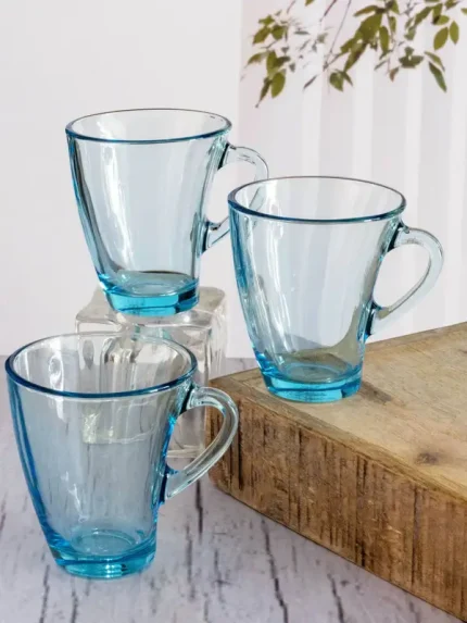 COFFRET DE 6 VERRES A THE PENGUEN 17 CL TURQUOISE
