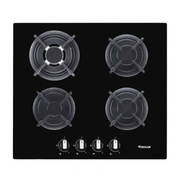 Plaque de Cuisson Encastrable FOCUS F415B 4 Feux 60 cm - Noir