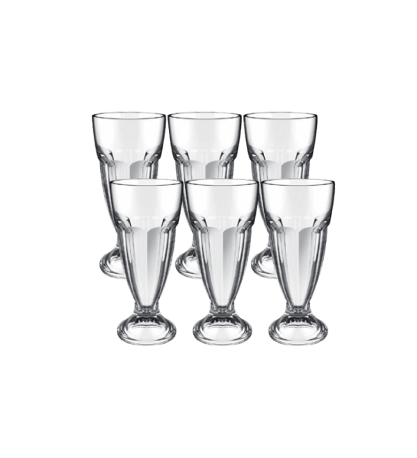 Coffret De 6 Gobelet A Milkshake Riviera 30CL AZUR GLASS