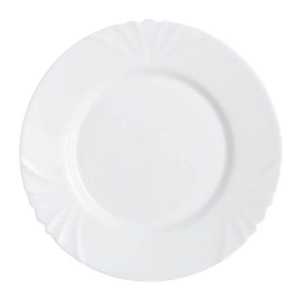 Assiettes Plates LUMINARC Cadix 25 cm - Blanc