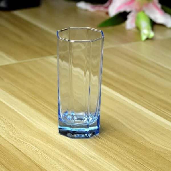 Lot de 6 Verres à Eau 260 ml Deli Glassware Teinté Bleu