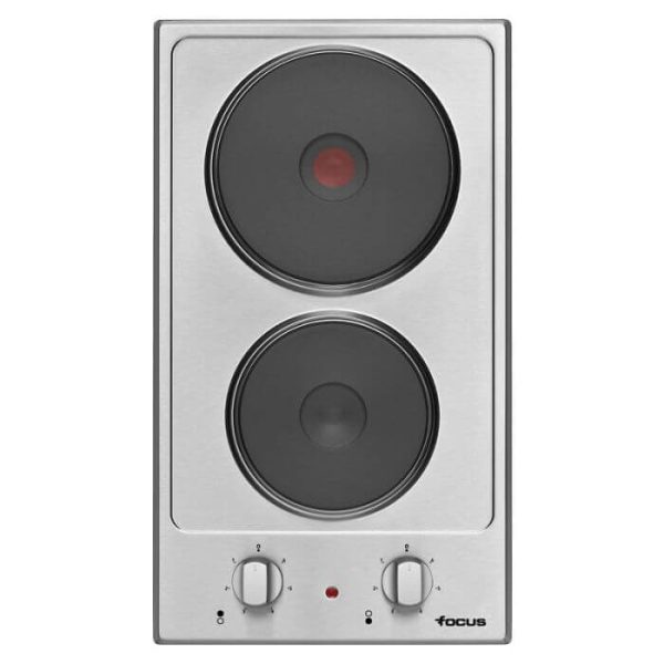 Plaque de Cuisson Encastrable FOCUS F812X 2 Feux 30 cm - Inox
