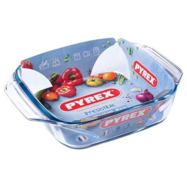 Plat De Cuisson Carré PYREX Irresistible 22 x 13 cm