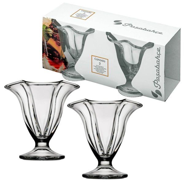COFFRET DE 2 COUPES GLACE CANADA PASABAHCE