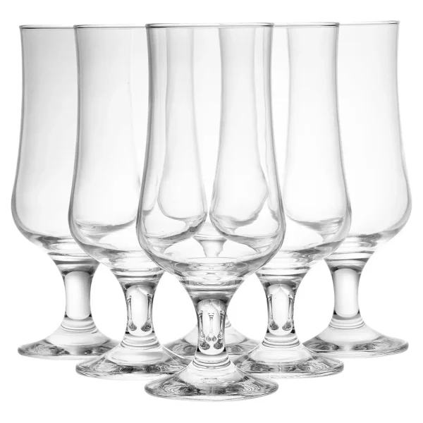 COFFRET DE 6 VERRES A PIED TULIPE 385 ML