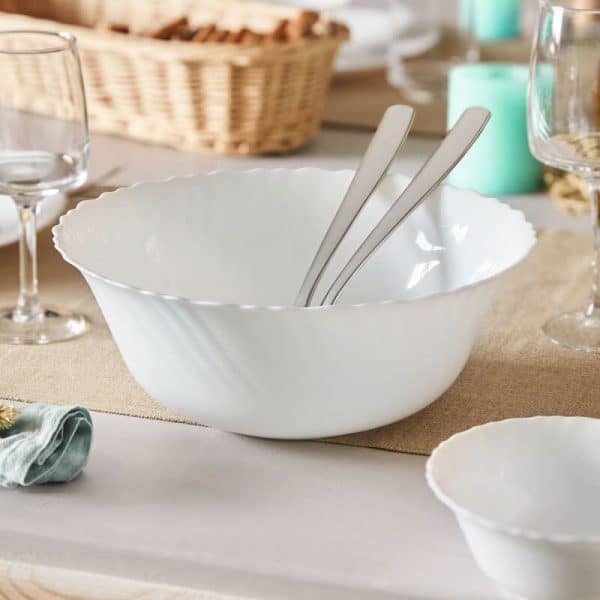 Saladier Luminarc Feston 25cm Blanc