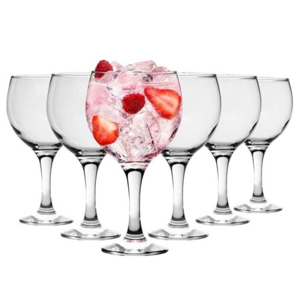 SET de 12 Coupes en verre KOUROS 21 cl UNI GLASS
