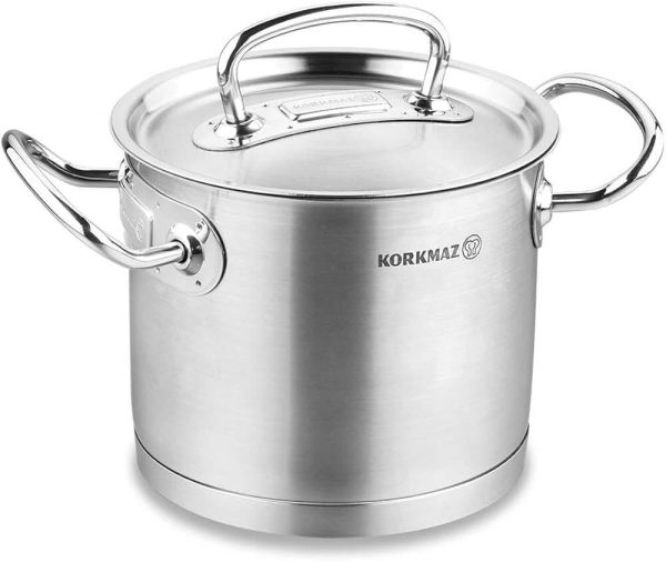 MARMITE 16*14 CM / 2.7L KORKMAZ PROLINE EXTRA PROFOND INOX