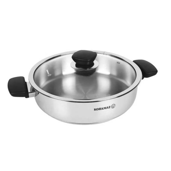 Sauteuse Korkmaz Kappa A1690-1 24*6.5 Cm 2.8L Inox