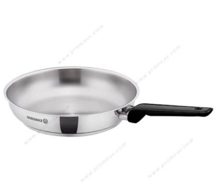 Poêle KORKMAZ Kappa 24x5 cm - Inox (A1698)