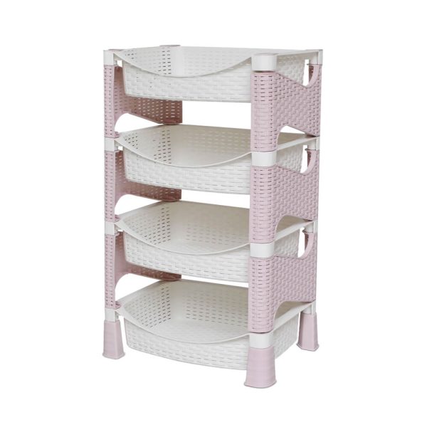 PORTE LEGUMES ROTIN blanc sale / brune sotufab