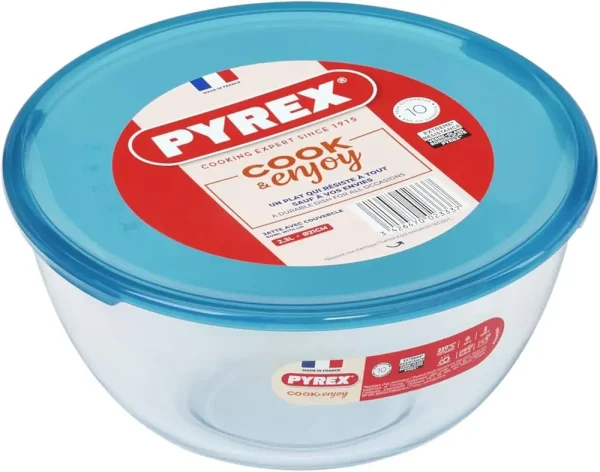Pyrex Bol 2 l avec couvercle