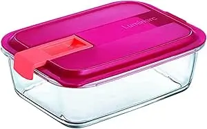 Boîte de conservation carré 260 cl Easy Box Framboise Luminarc