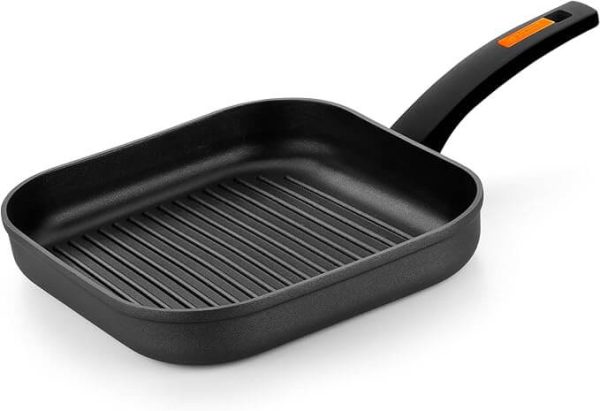 POELE Grill Monix Fuego M821428 / Ø 28 cm / Aluminium forgé / Compatible induction