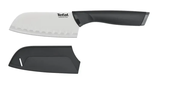 Couteau Santoku Tefal Comfort, 12 cm, noir - K2213604