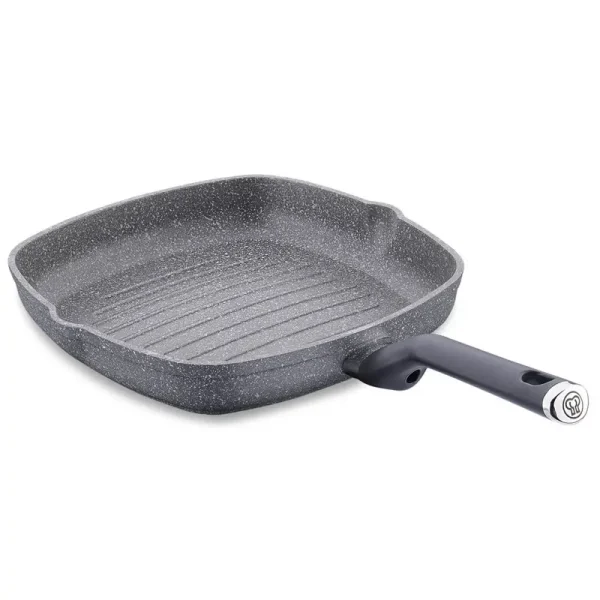 Poêle Grill Carré Korkmaz Palma A3916 28Cm Gris