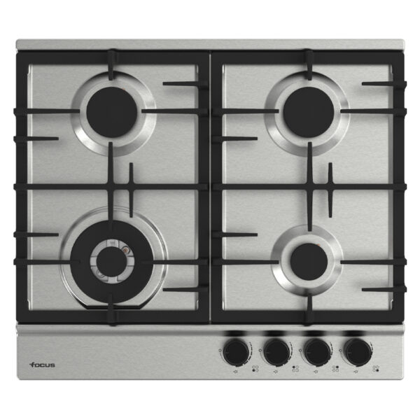 PLAQUE CUISSON FOCUS F8004XS- 4 FEUX – 60 CM – INOX
