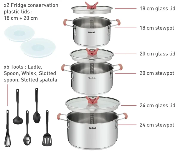 Tefal Batterie de cuisine 13 pièces