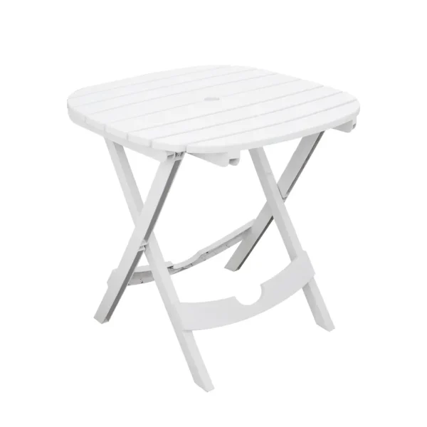 TABLE PLIANTE RUSPINA rond blanc