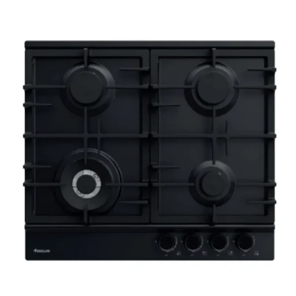 Plaque De Cuisson Focus 4 Feux 60Cm Noir (F.4008BS)