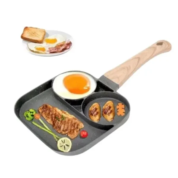 Poêle de Cuisson 3 Compartiments