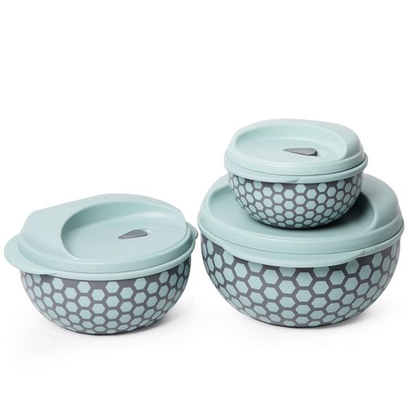 Ensemble de 3 Boites Isotherme Pinnacle 0,5/1/2 L vert