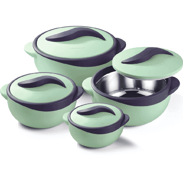 Ensemble de 4 Boites Isotherme Pinnacle vert