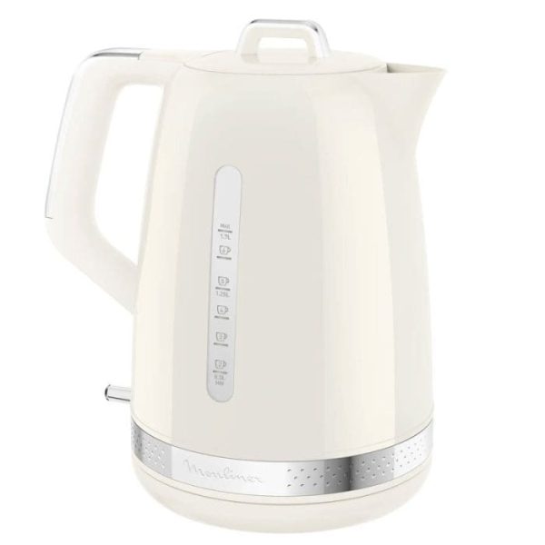 Bouilloire MOULINEX Soleil BY320A10 2400W 1.7L - Blanc.