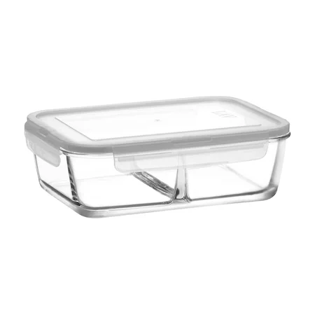 BOITE de rangement compartimenté en verre Fresco 1650ML