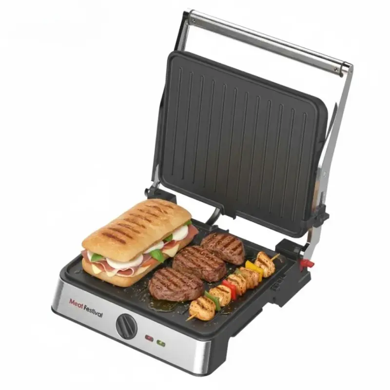 KB1105 Appareil de Cuisson 2en1 Panini et Grill DSP Extra Large 2000W | Krichen Distribution