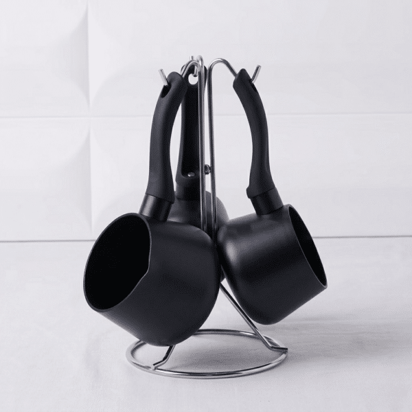 Série de 3 Zezoua Granit BAROLY Avec Support Inox