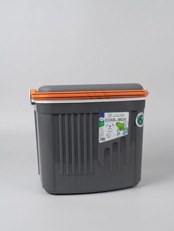 GLACIÈRE COOL BOX 30L GRIS-ORANGE