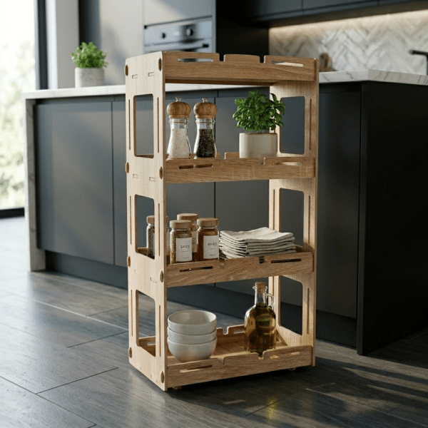 porte legume maison en bois