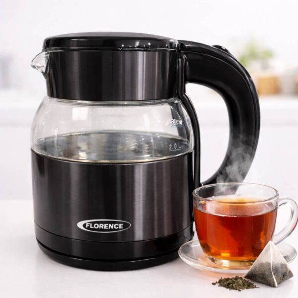 Bouilloire Électrique Florence HK464 2L 1500W Noir