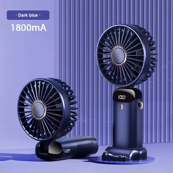 MINI VENTILATEUR PORTABLE FAN BLEU