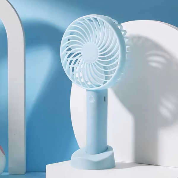 MINI VENTILATEUR PORTABLE BLEU CIEL