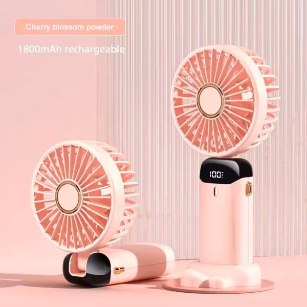 MINI VENTILATEUR PORTABLE FAN ROSE