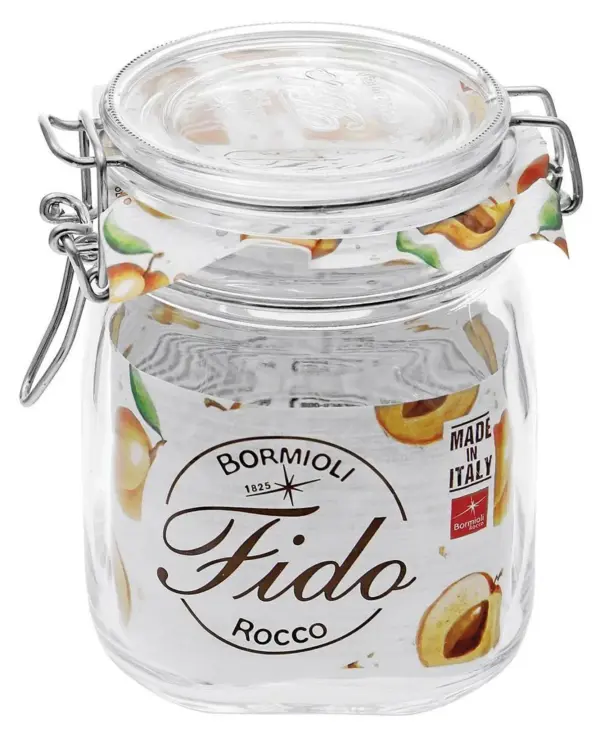Bocal en Verre avec Fermeture Hermétique 0.75 L Fido - BORMIOLI