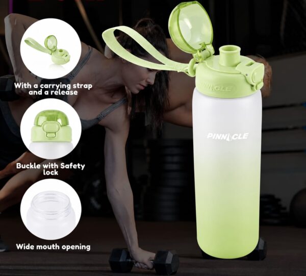 Bouteille d'eau 1L PROMIST Pinnacle VERT