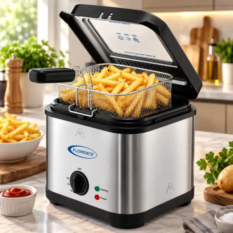 HK490 Friteuse Electrique Florence 25L 1200W | Krichen Distribution