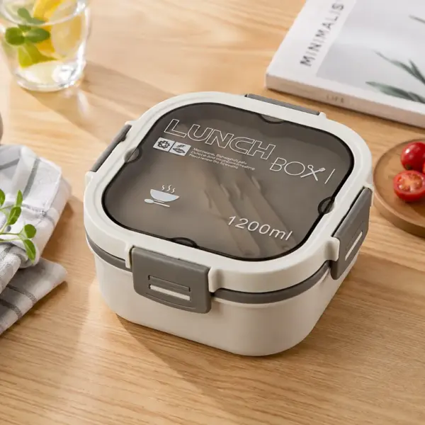 Lunch Box Carre 9126-1 1200ML BLANC