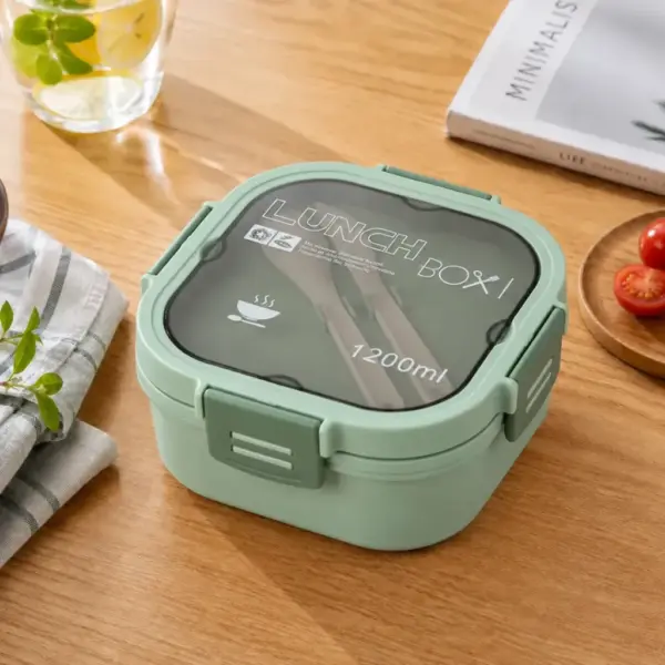 Lunch Box Carre 9126-1 1200ML VERT
