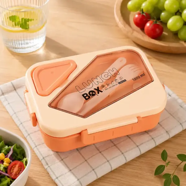 Lunch Box Rectangulaire 9126-2 1000ML ORANGE